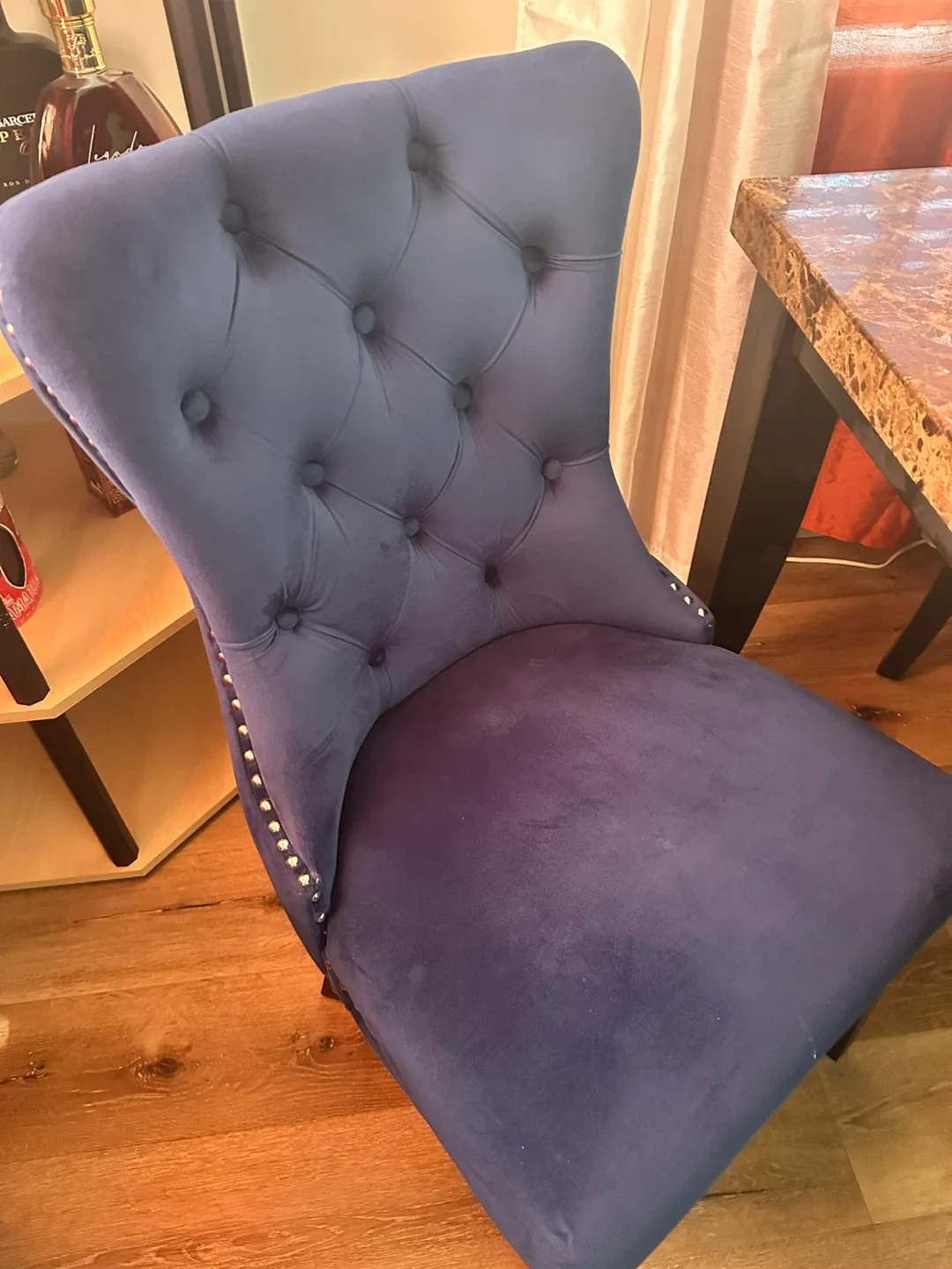 Blue Velvet Dining 6 Chair image indicator(2)