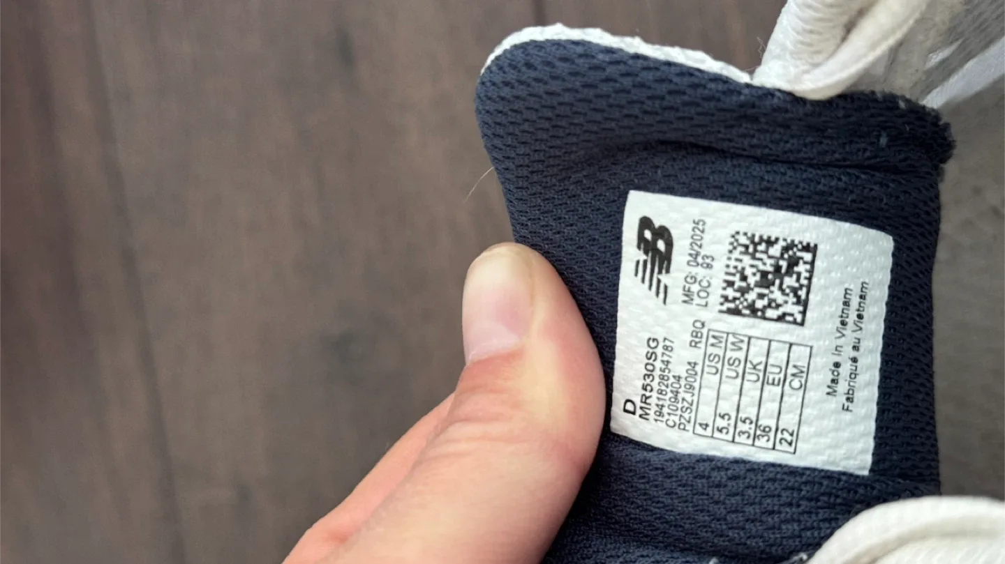 New Balance 530 White/Silver - US Women's 5.5 image indicator(5)