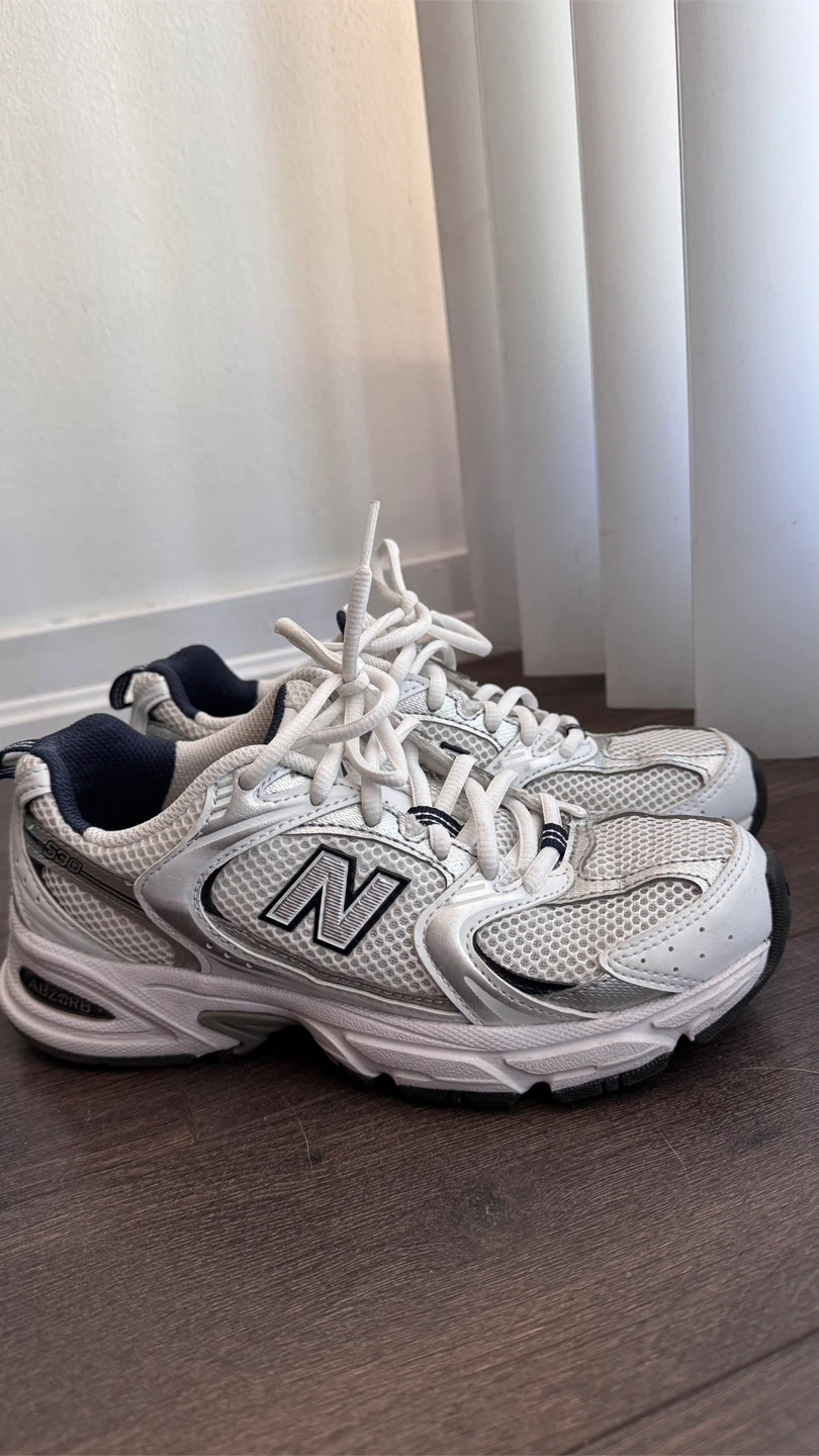 New Balance 530 White/Silver - US Women's 5.5