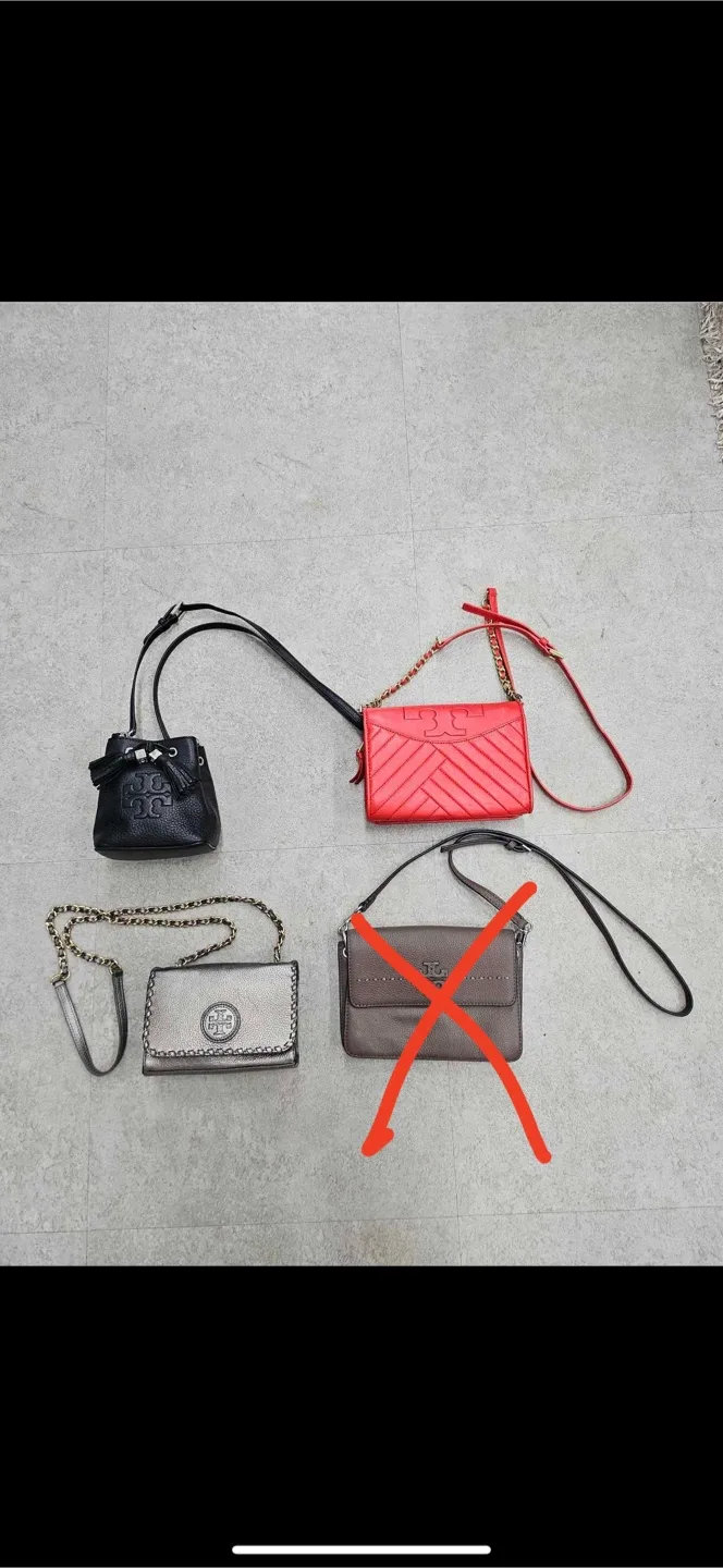 Tory Burch Leather Chain Mini Quilted Bag Red image indicator(3)