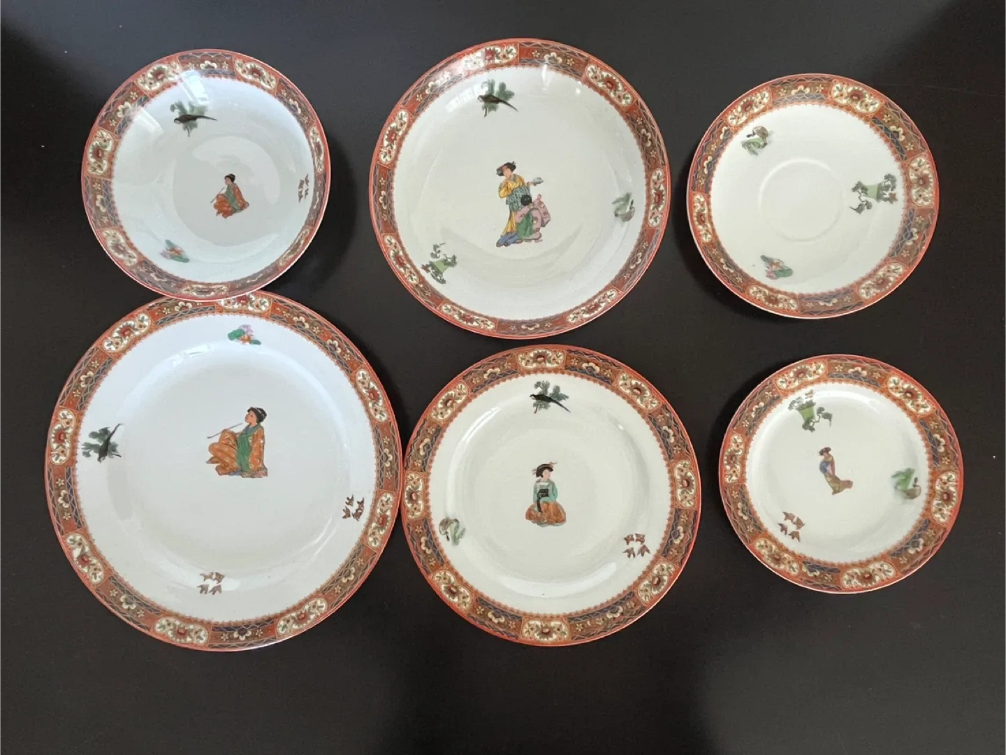 Antique Czechoslovakia Adolf Persch China 24 ps Set image indicator(4)
