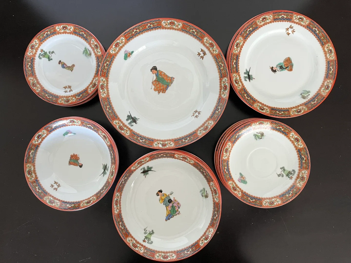 Antique Czechoslovakia Adolf Persch China 24 ps Set image indicator(5)