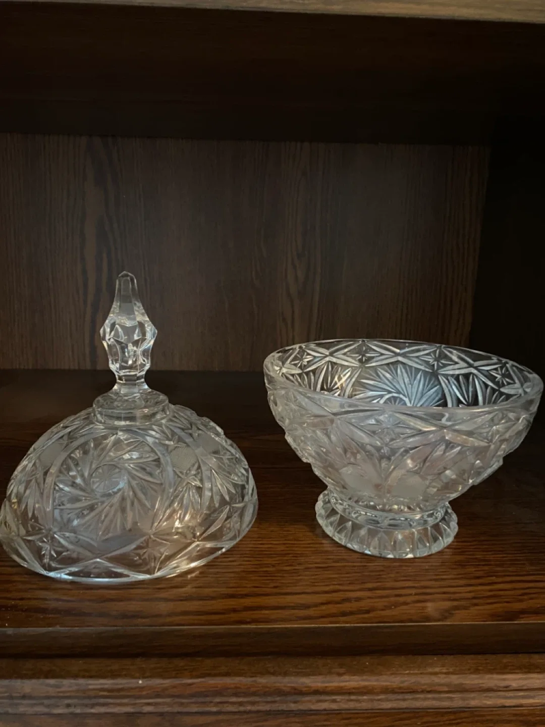 Crystal Candy Dish with Lid image indicator(2)