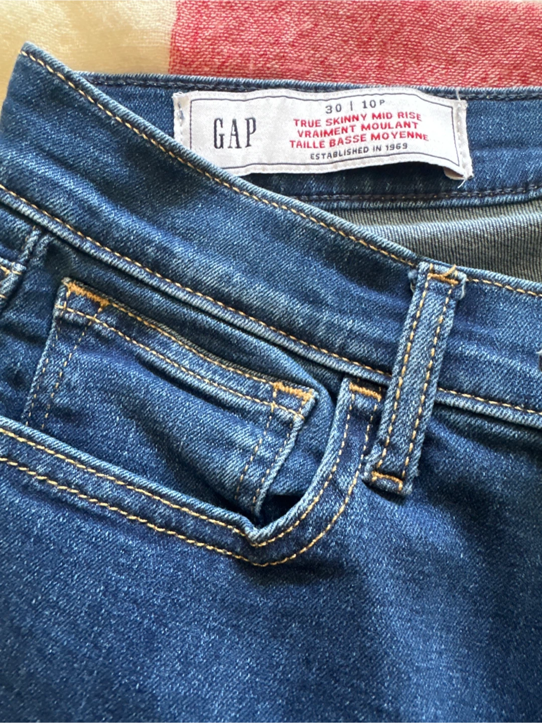 Gap True Skinny Mid Rise Jeans - Size 10 - photo 2