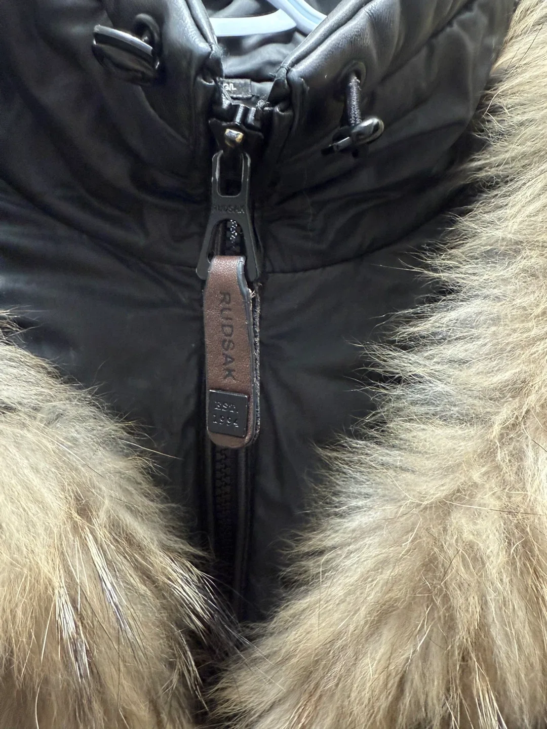 Rudsak Black Down Parka - Size Large image indicator(4)