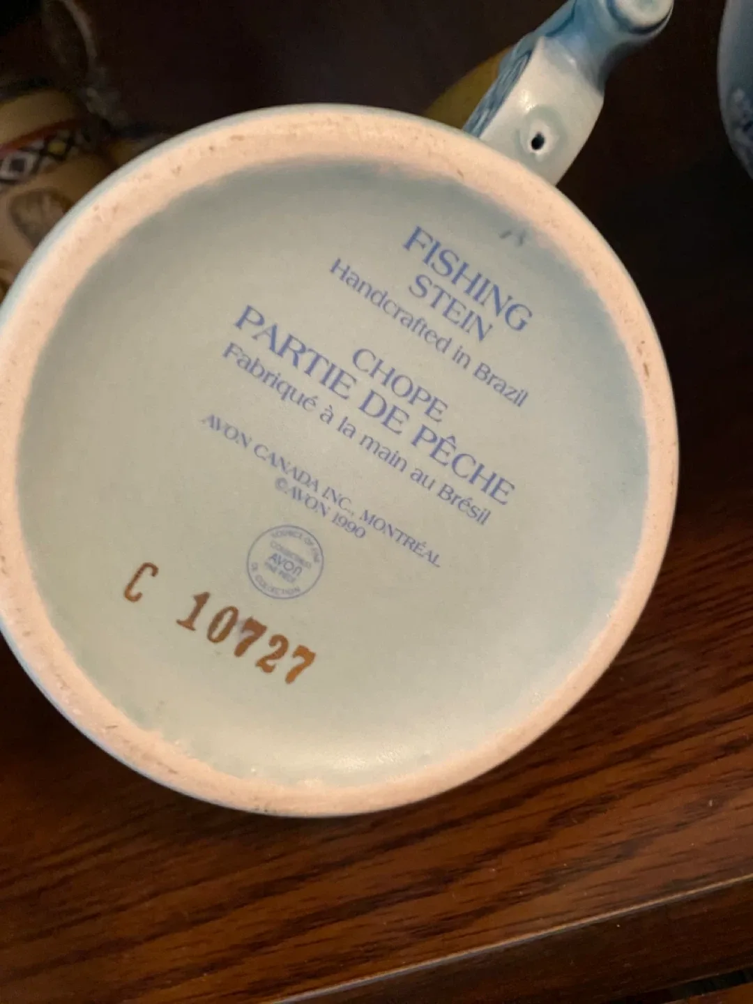 Avon Fishing Stein - Handcrafted in Brazil image indicator(3)