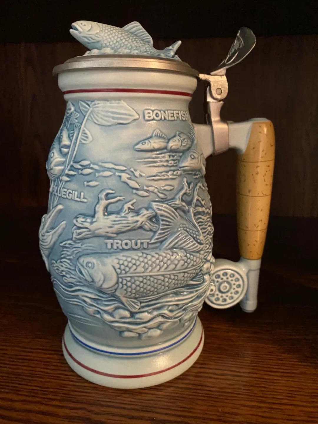 Avon Fishing Stein - Handcrafted in Brazil image indicator(2)