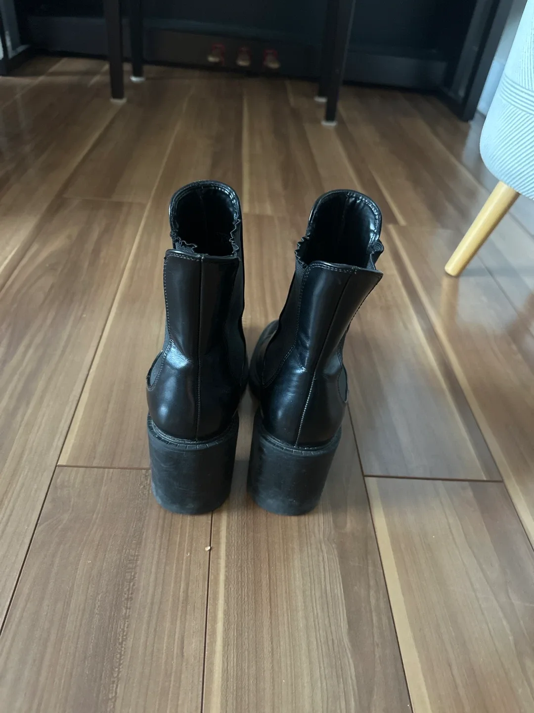 Black Ankle Boots - Size 8 image indicator(4)
