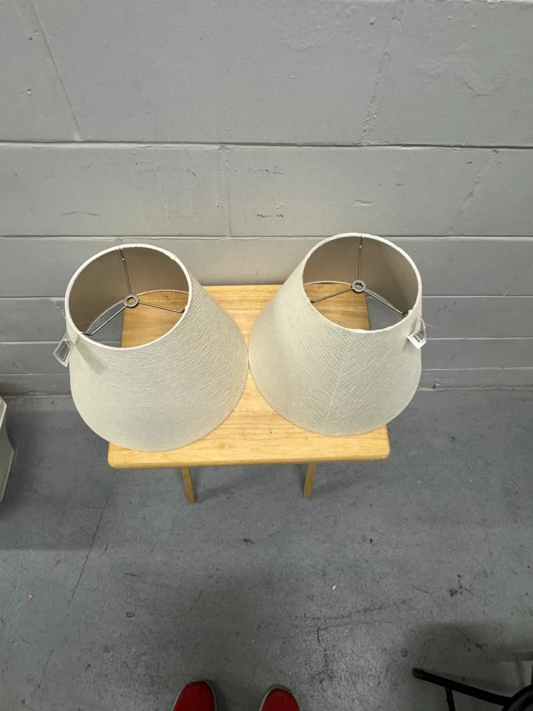 Pair of Beige Lamp Shades image indicator(2)