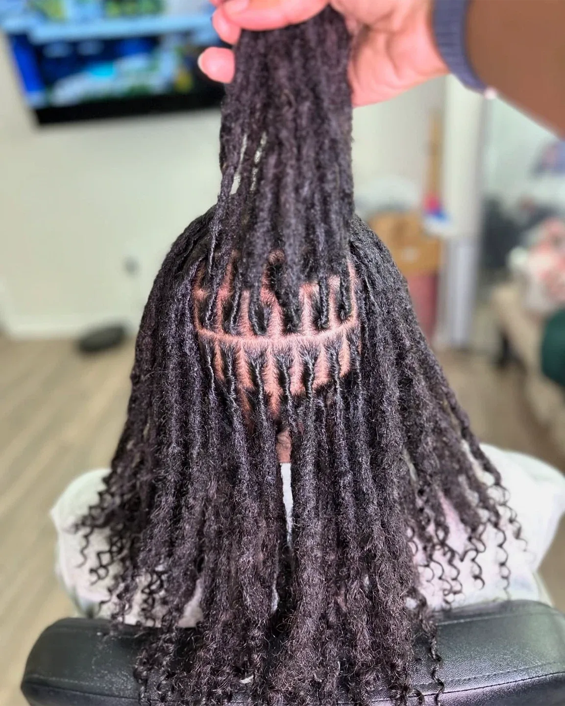 Dreadlocs Afro Kinky Cury Hair Extensions image indicator(2)