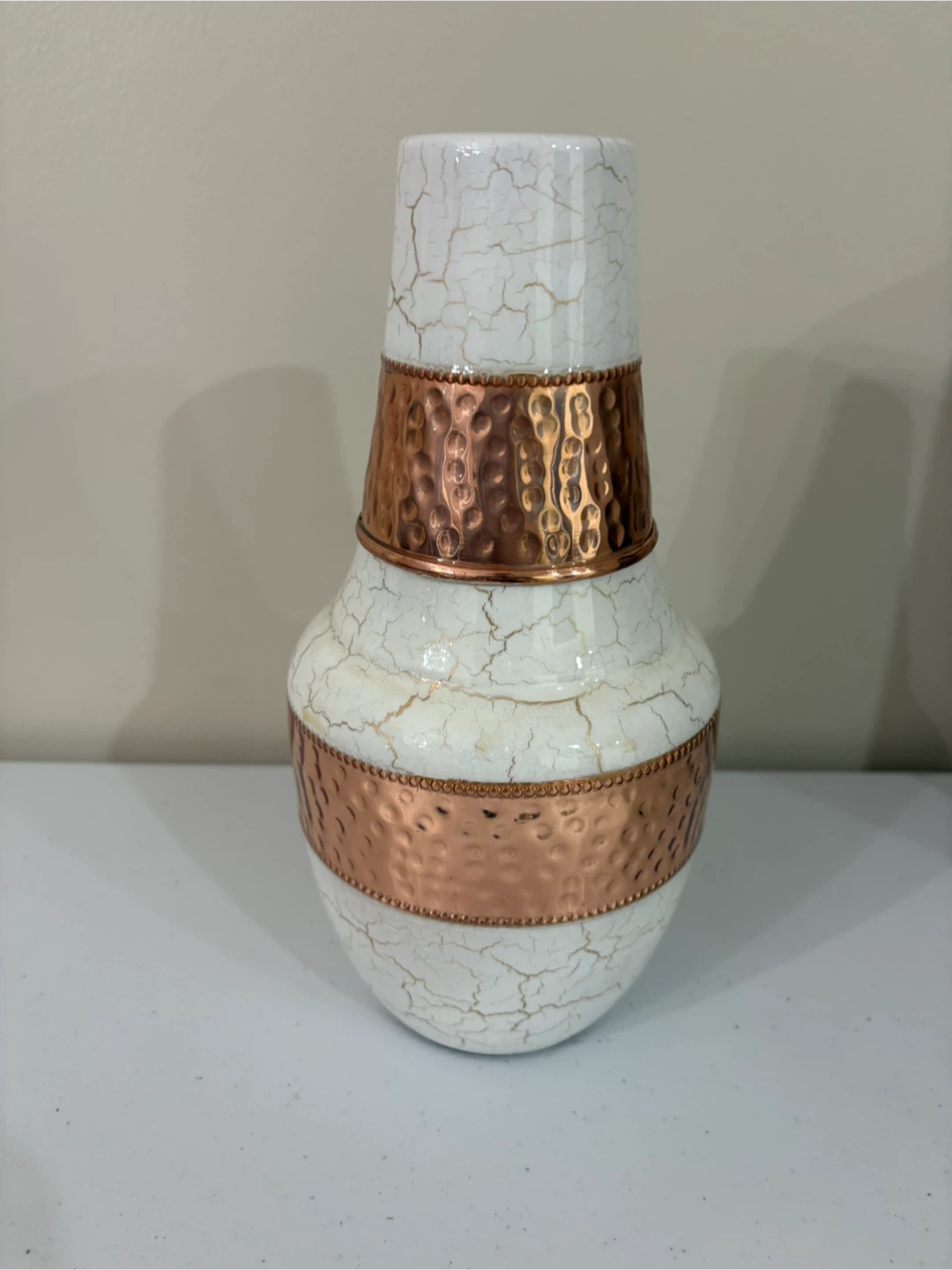 Copper bottle with glass - photo 5