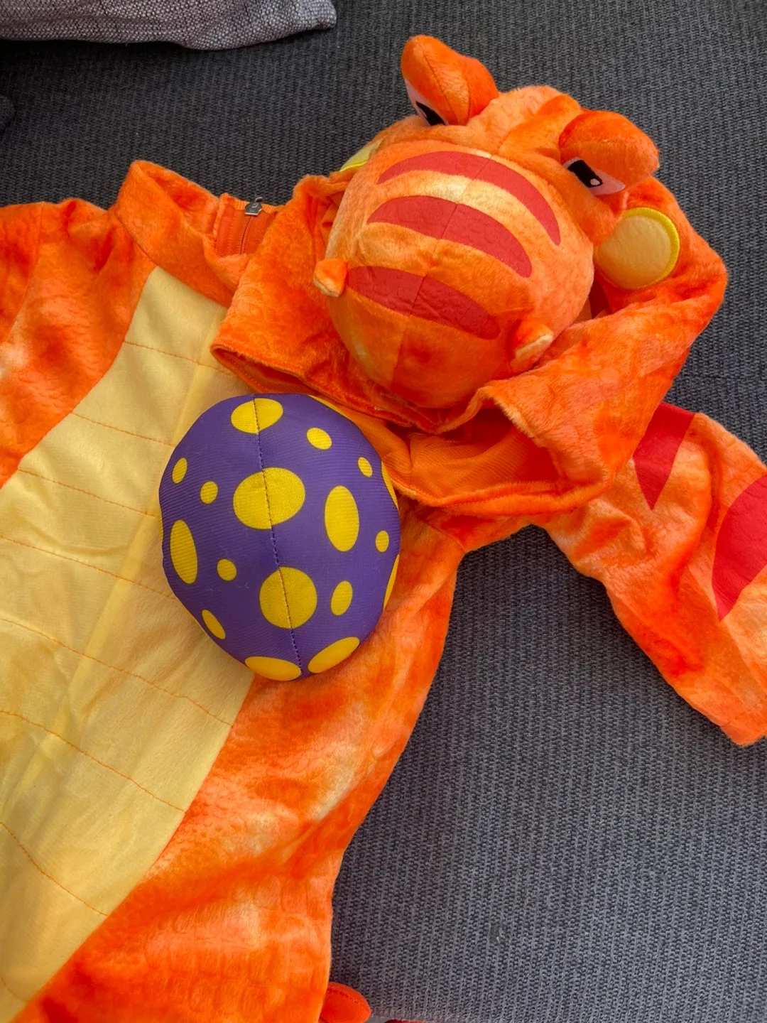 Spooktacular Creations Dinosaur Costume size 3T with Egg image indicator(2)