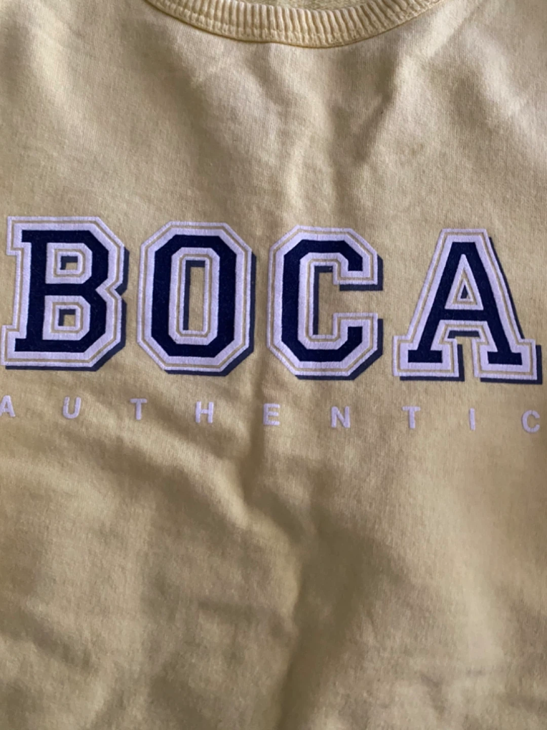 Boca Authentic Yellow Crewneck Sweater - photo 4