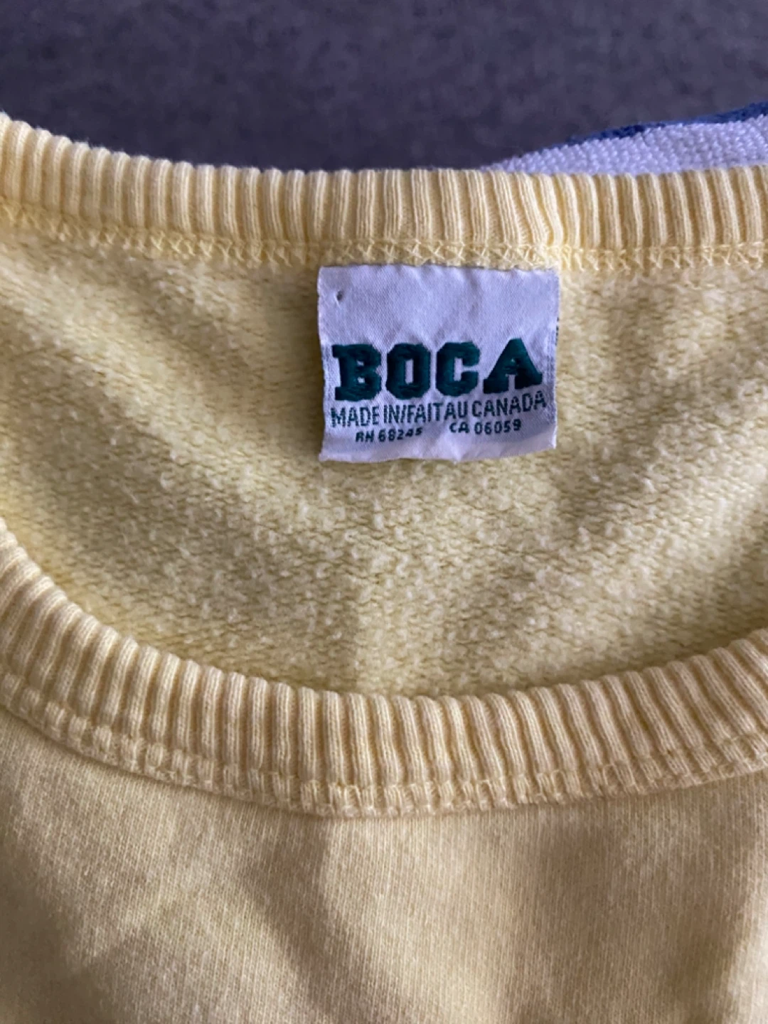 Boca Authentic Yellow Crewneck Sweater - photo 3
