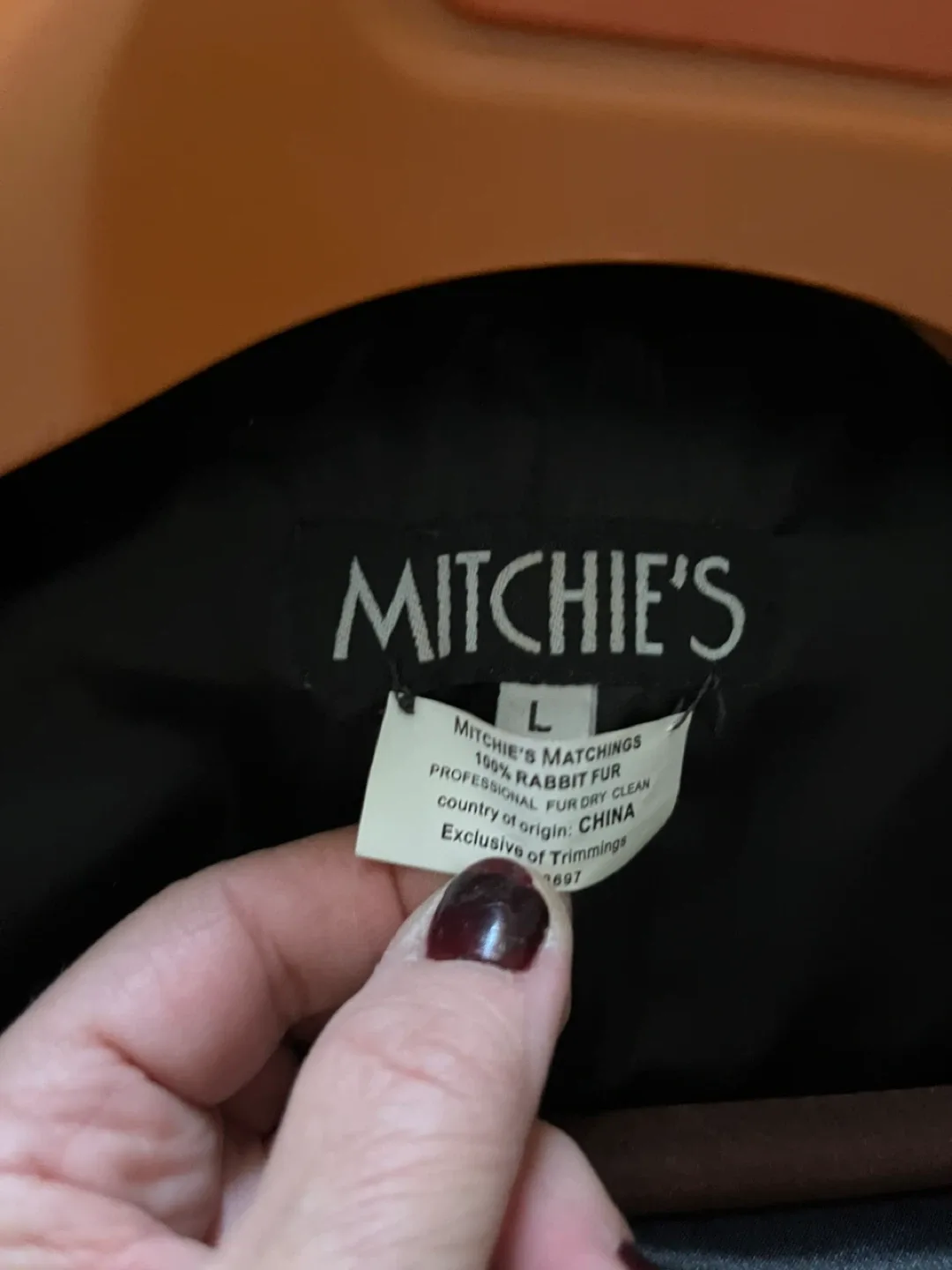 Ladies Rabbit Fur Vest - Size L image indicator(2)