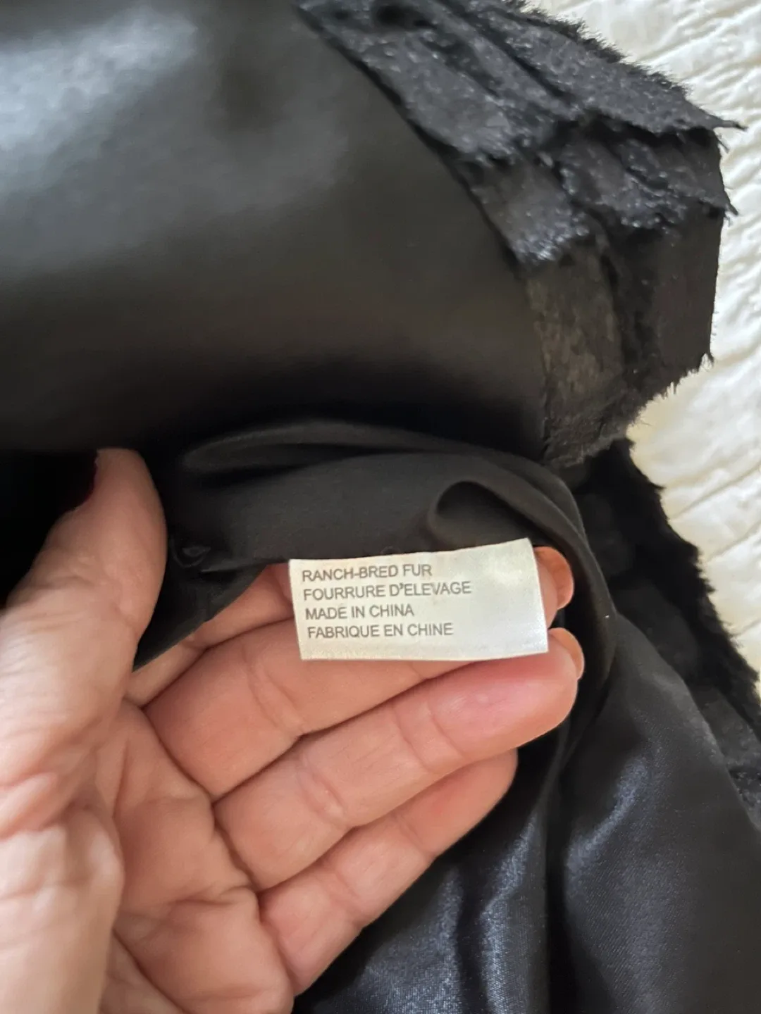 Ladies Rabbit Fur Vest - Size L image indicator(3)