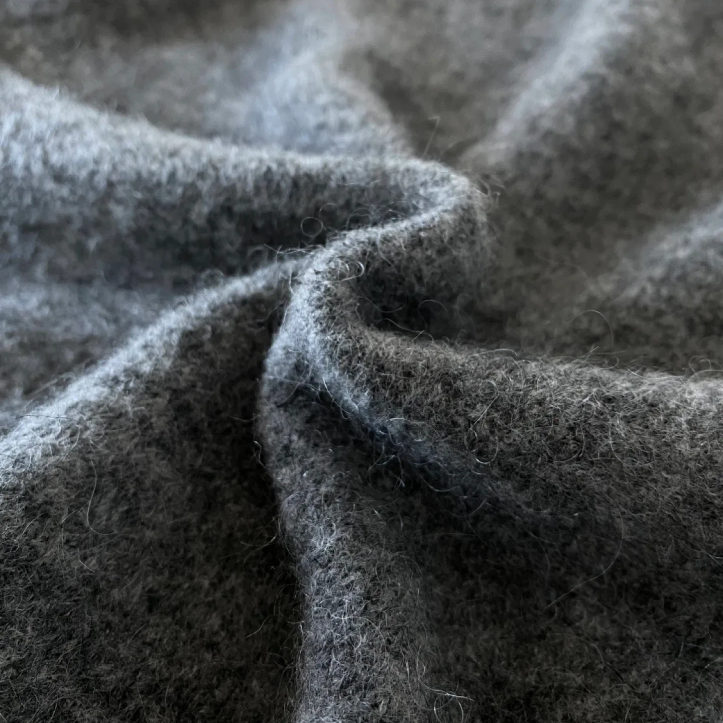 Eileen Fisher Mohair Plush Mélange Crew Neck Cardigan image indicator(6)