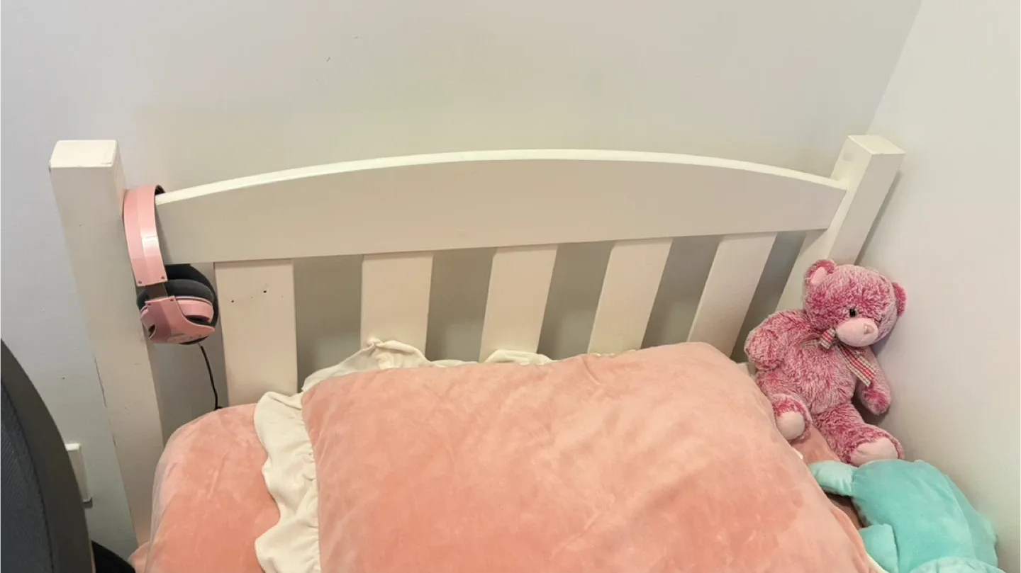 IKEA Single White Bed Frame image indicator(3)