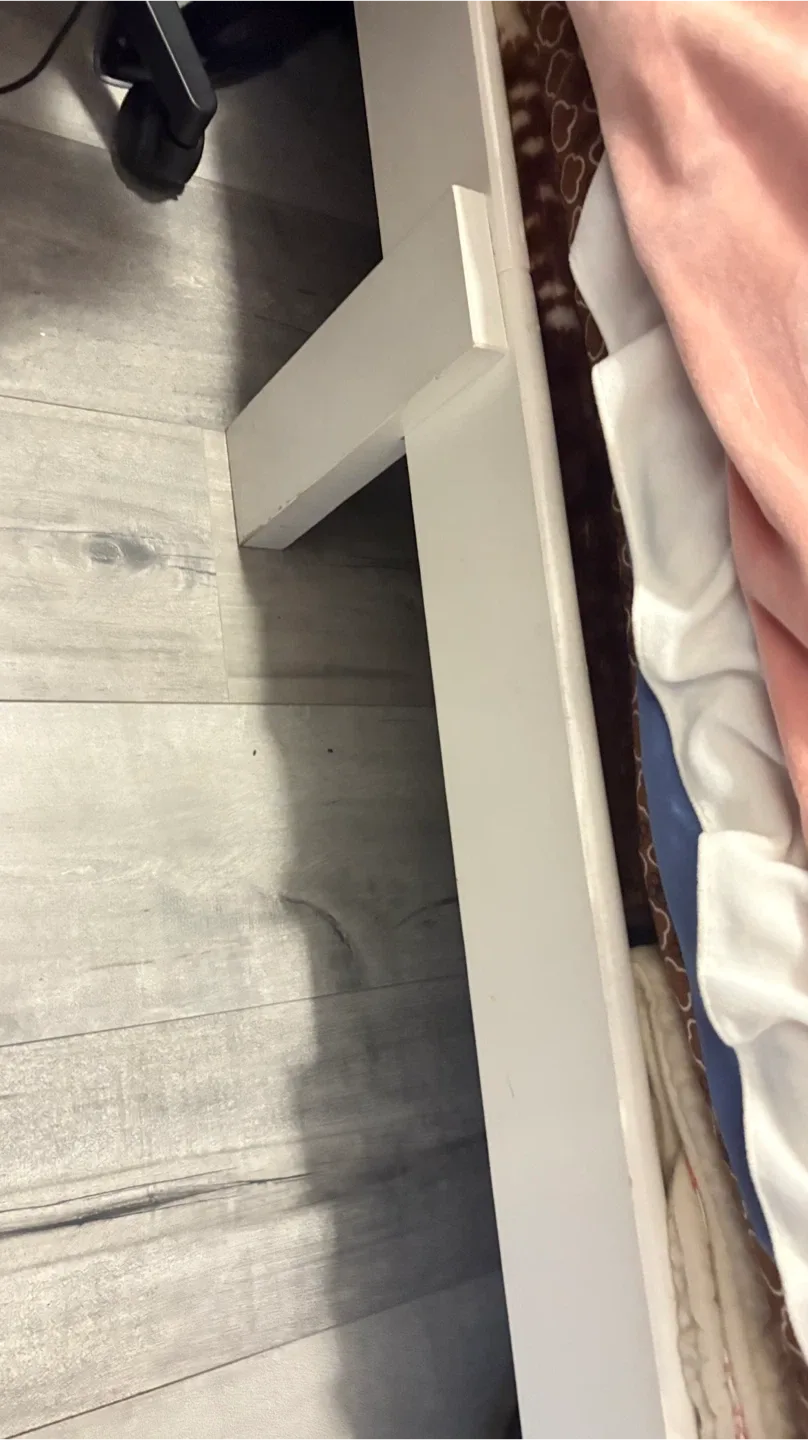 IKEA Single White Bed Frame image indicator(4)