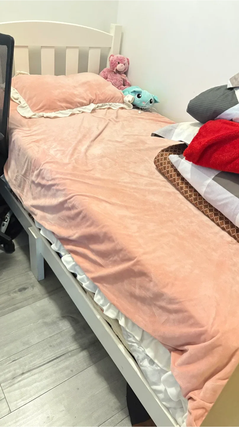 IKEA Single White Bed Frame image indicator(2)