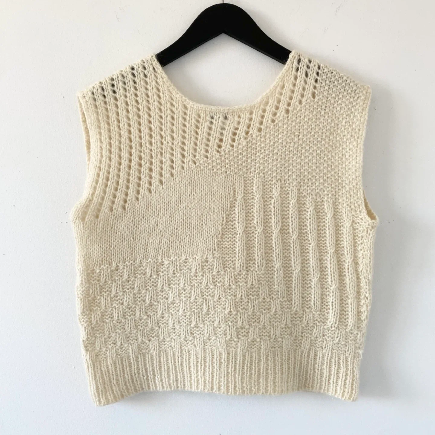 VintageVintage Mohair Blend Vest / Sleeveless Sweater image indicator(2)