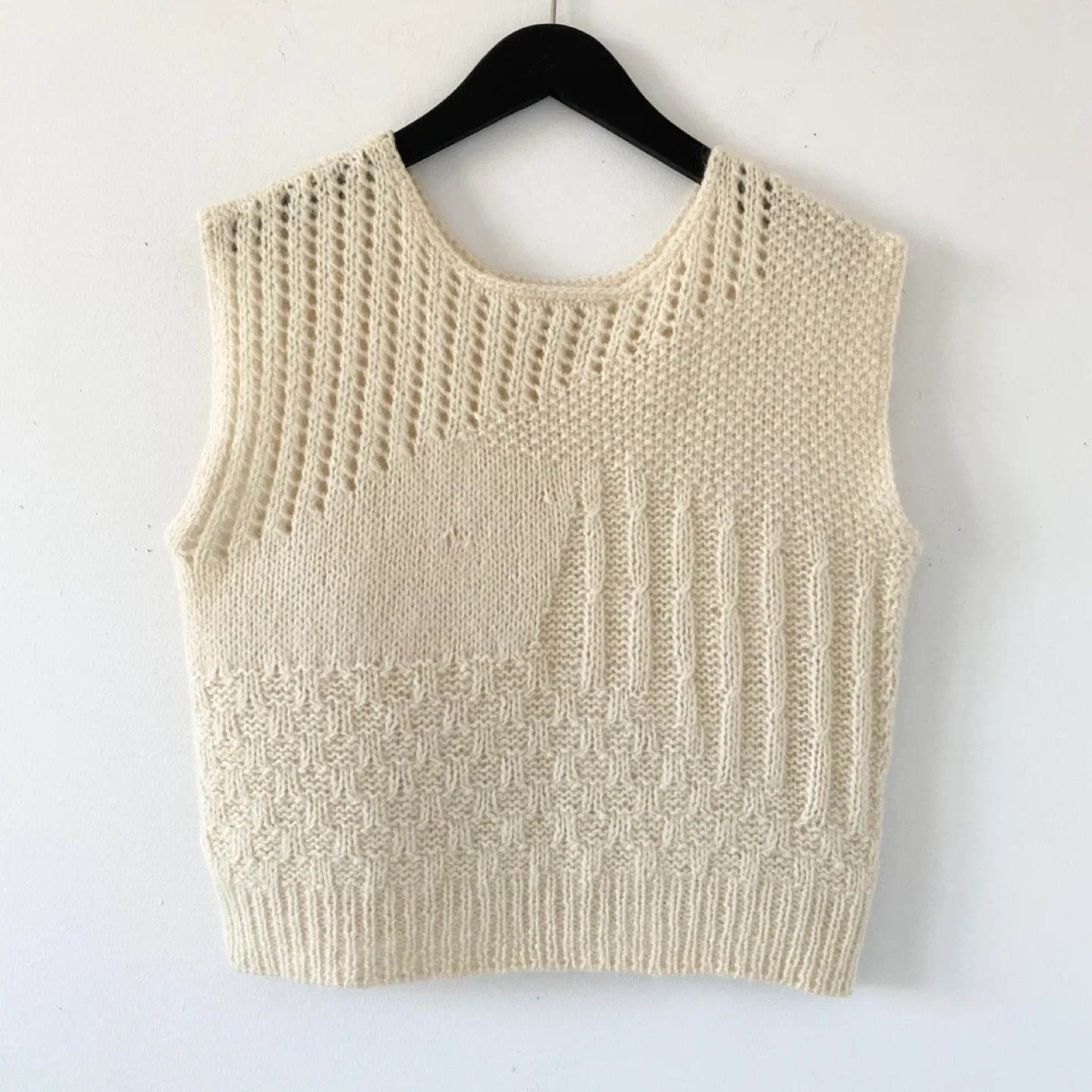 VintageVintage Mohair Blend Vest / Sleeveless Sweater thumbnail