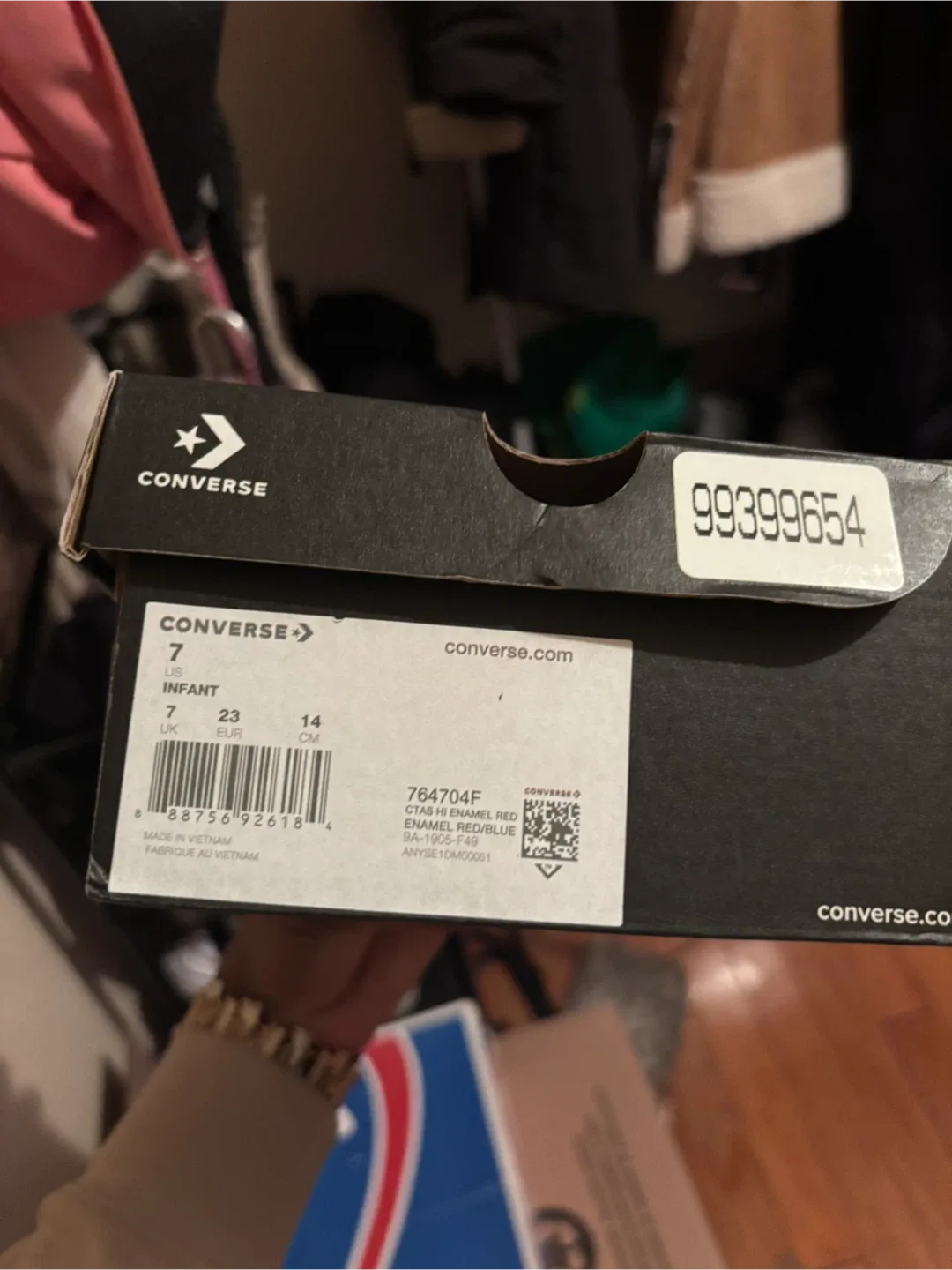 Converse CTAS Hi Infant Sneakers - Size 7 - New in Box! image indicator(4)