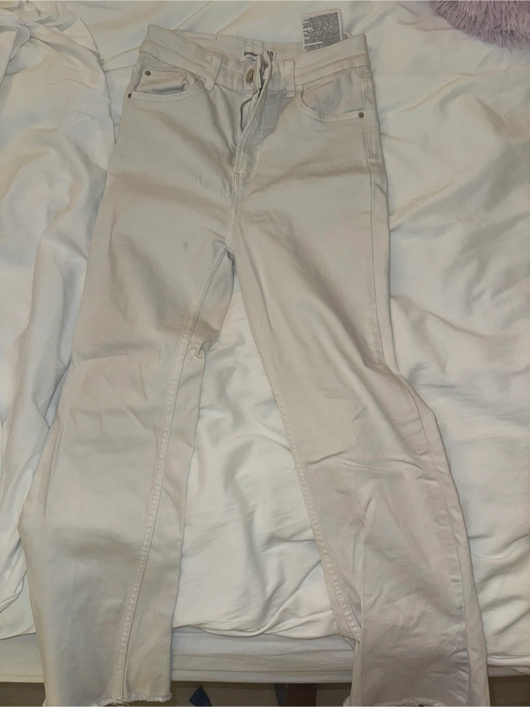 Stradivarius White flare Jeans - Size 38 - photo 2