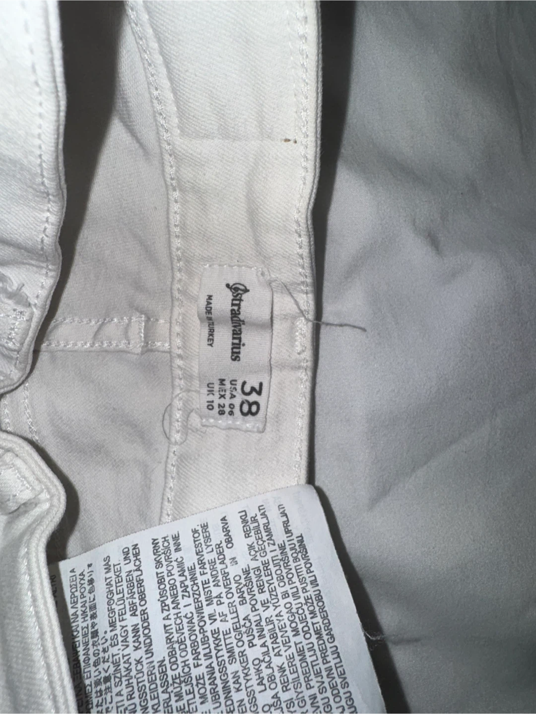 Stradivarius White flare Jeans - Size 38 - photo 3