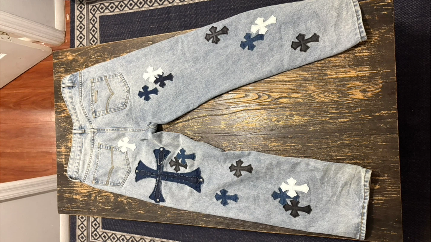 Chrome Hearts Denim Jeans - photo 2