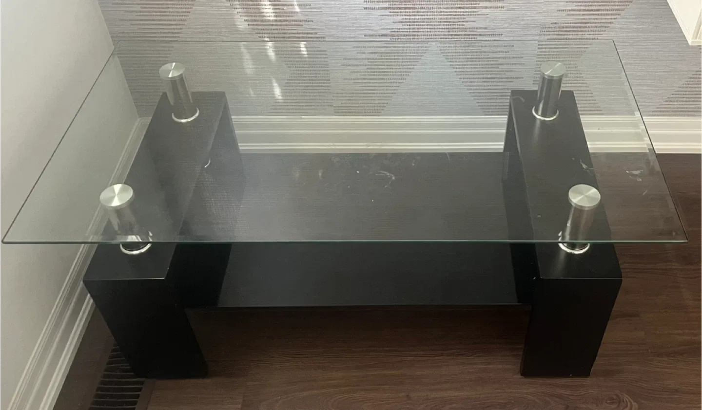 Glass Top Coffee Table 3 items image indicator(2)