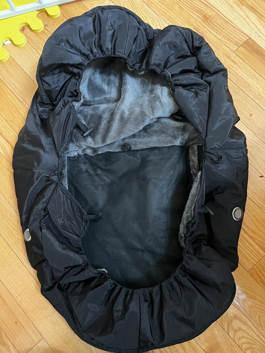 Orzbow Winter Baby Car Seat Cover - Black - photo 2