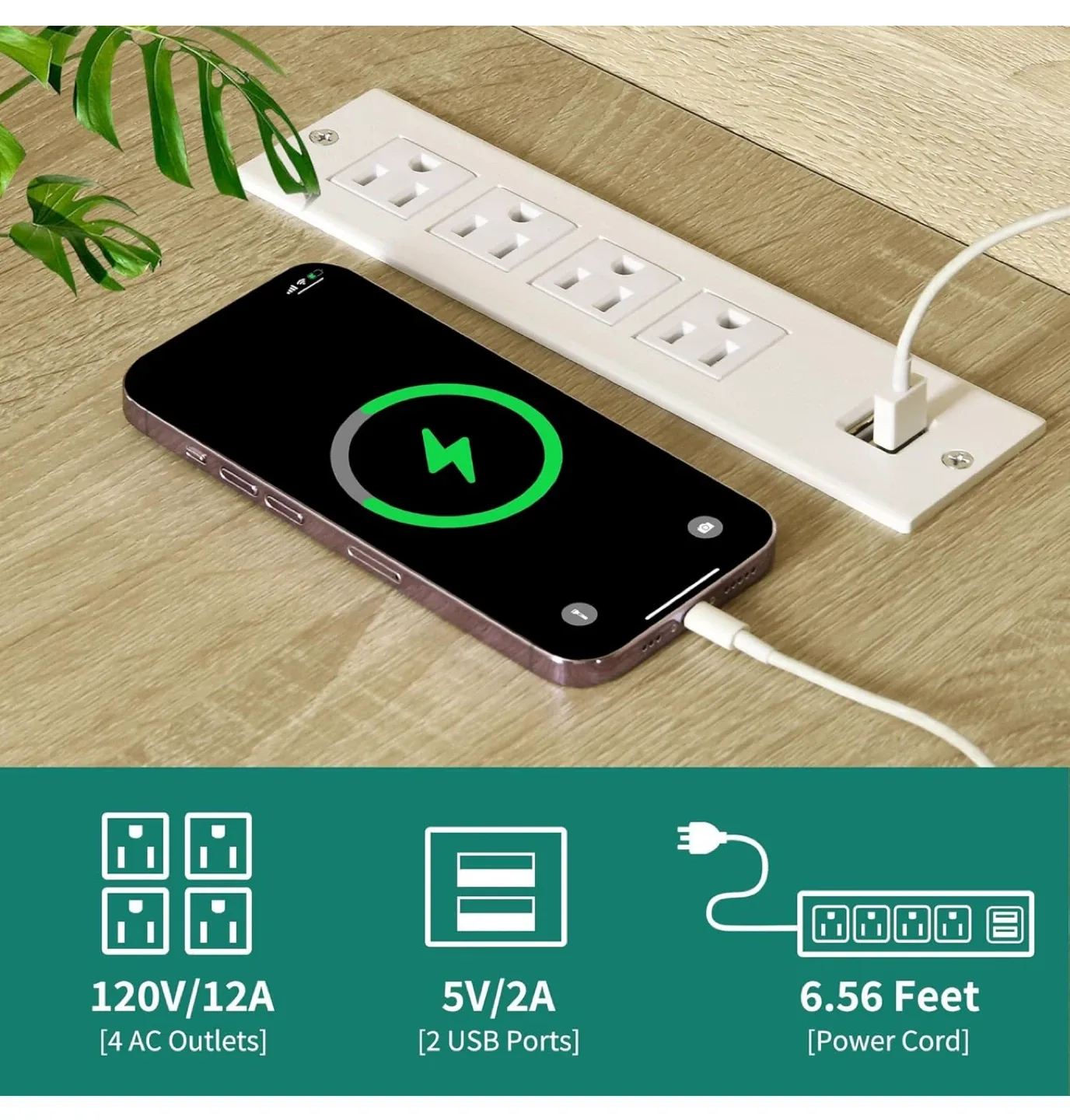 YITAHOME L Shaped Desk w/ LED Lights image indicator(6)