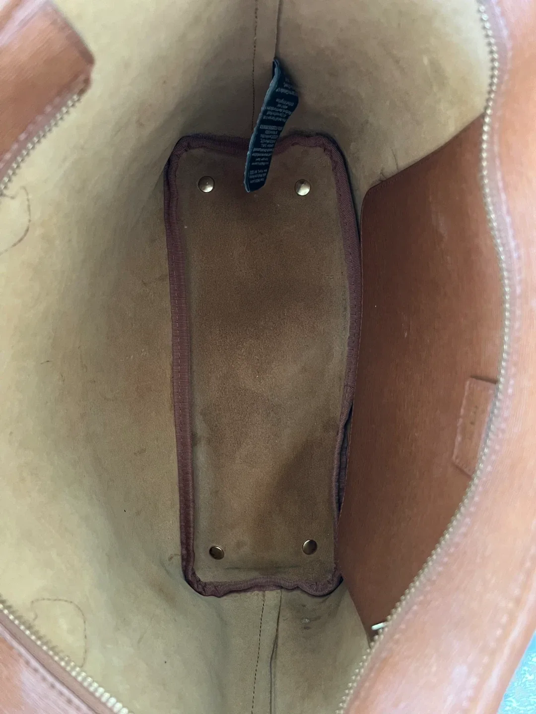 Ralph Lauren Brown Leather Tote Bag image indicator(5)