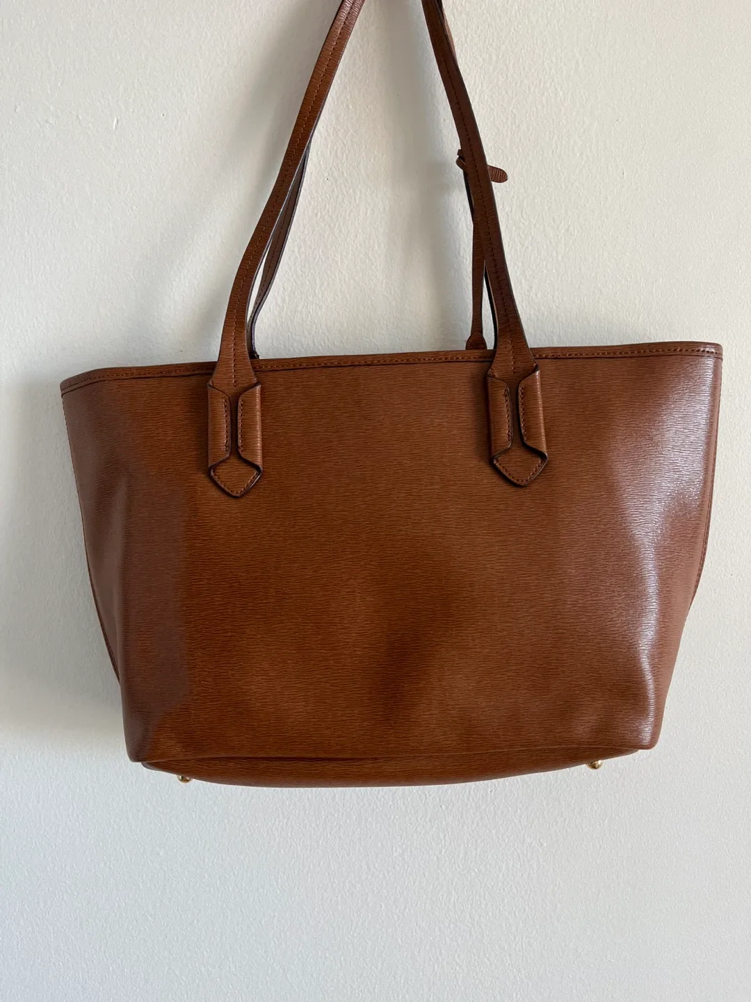 Ralph Lauren Brown Leather Tote Bag image indicator(8)