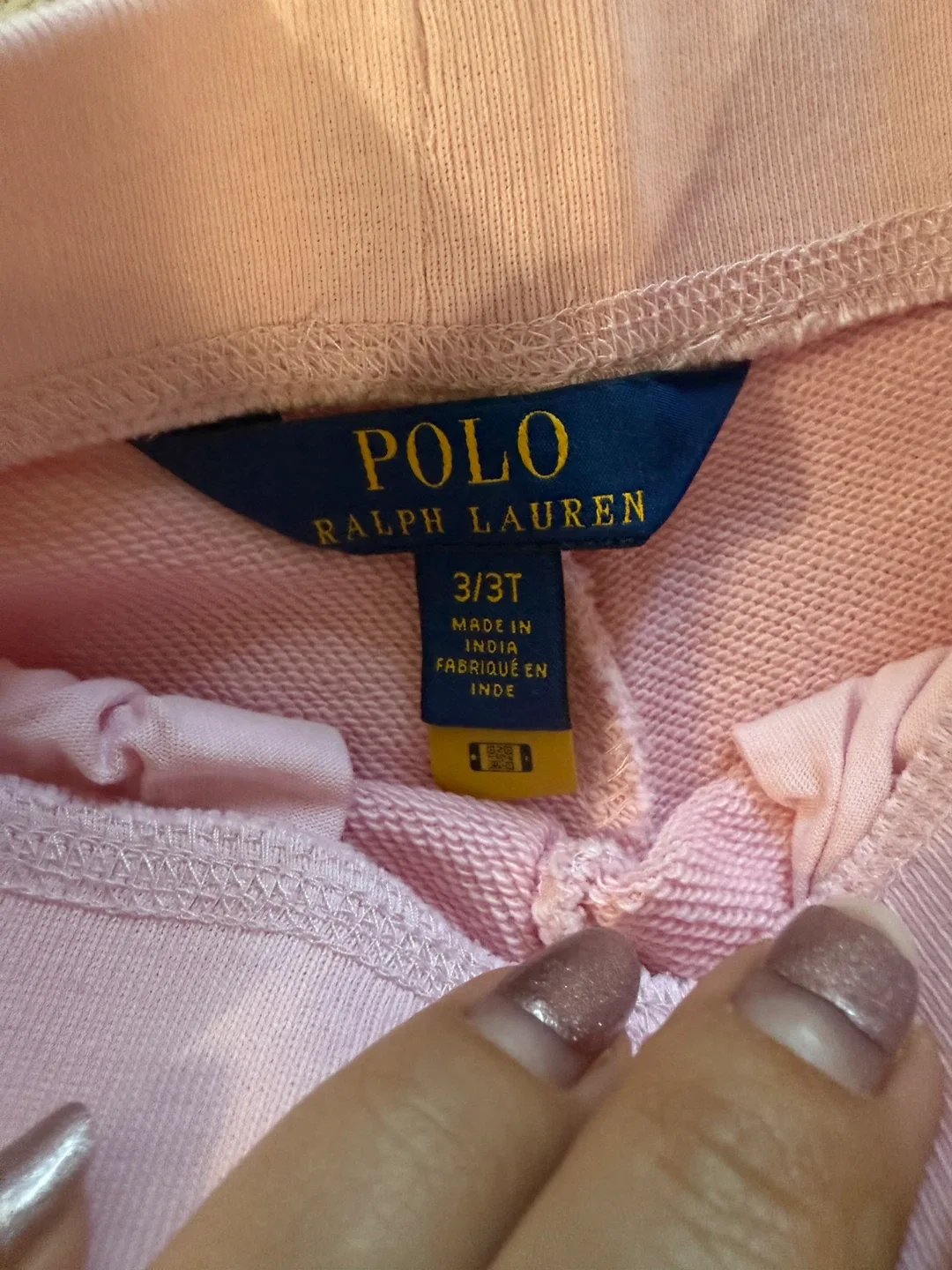 Polo Ralph Lauren 3/3T Pink Joggers image indicator(4)