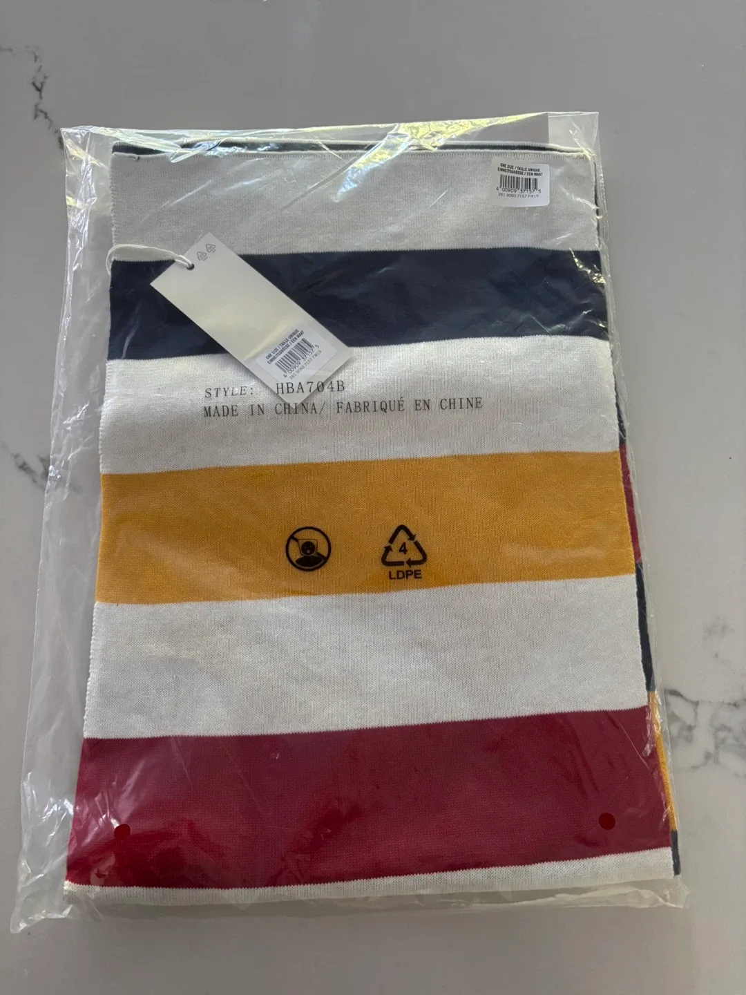 THE BAY Striped Scarf - HBA704B thumbnail