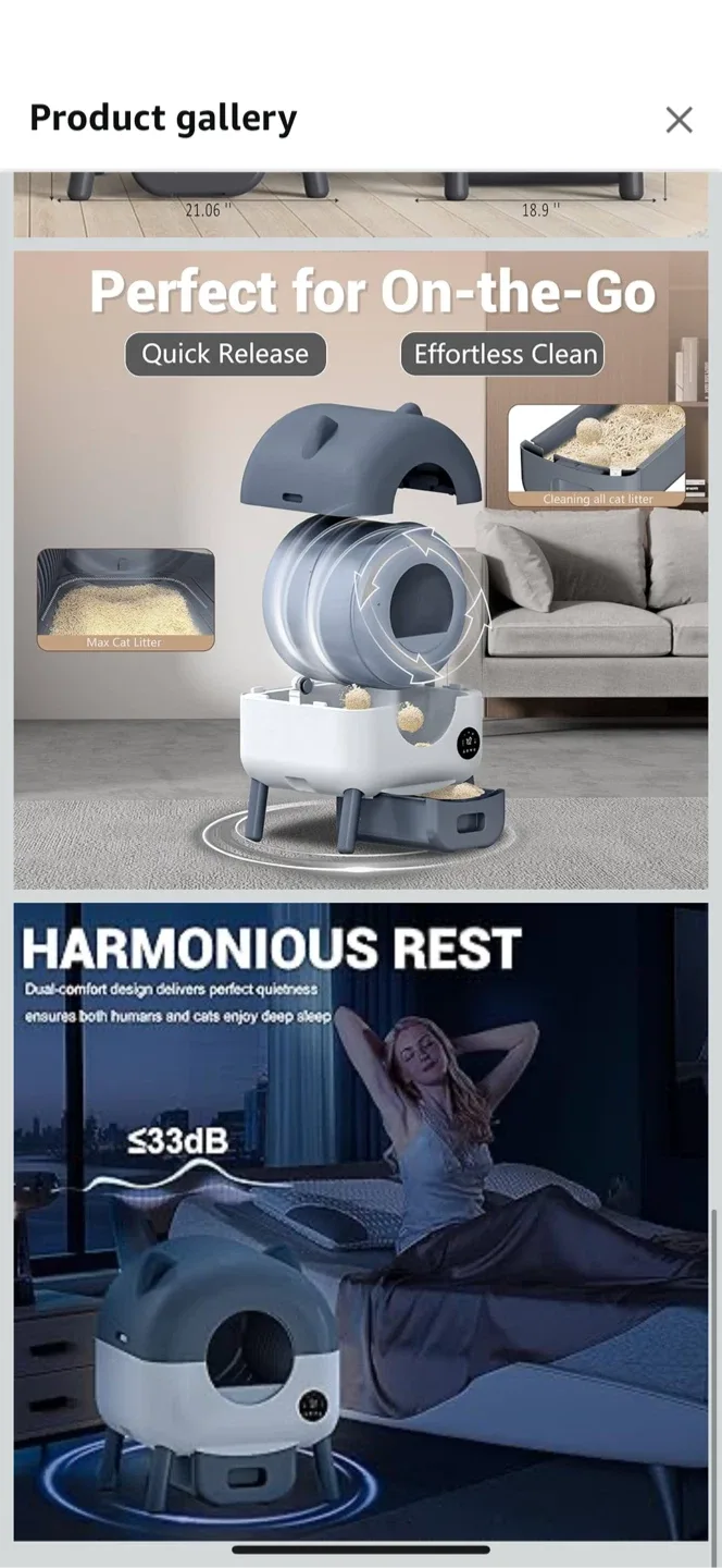 New MEOWANT Automatic Cat Litter Box image indicator(6)