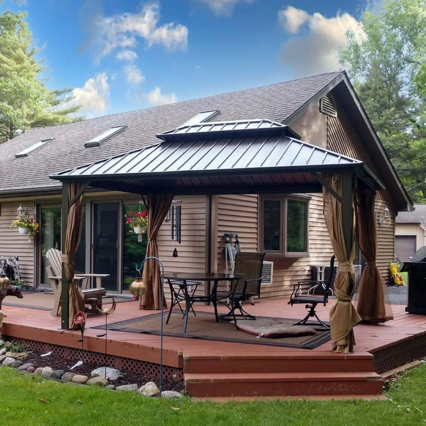 Domi Outdoor Living Metal Patio Gazebo image indicator(2)