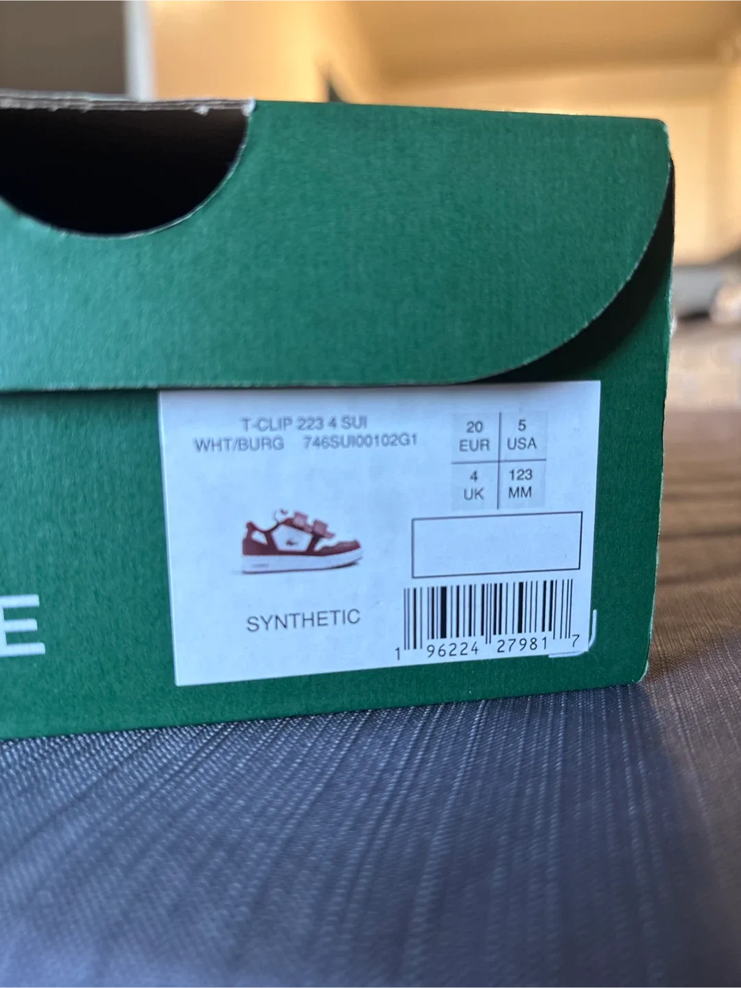 New Lacoste T-Clip 223 Sneakers - Size 5 image indicator(5)