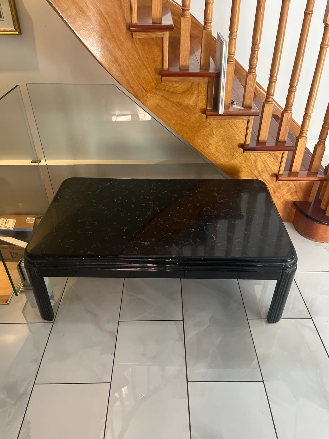 🥕Black Marble Coffee Table