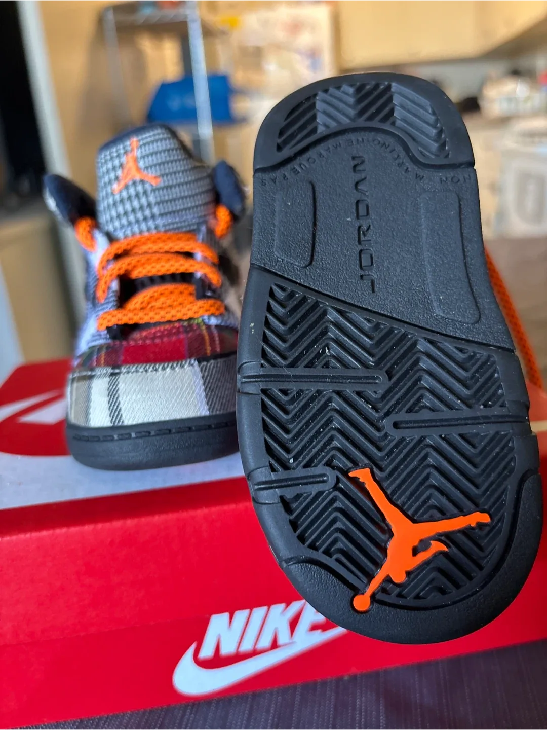 Jordan 5 Retro Plaid Toddler Shoes image indicator(5)