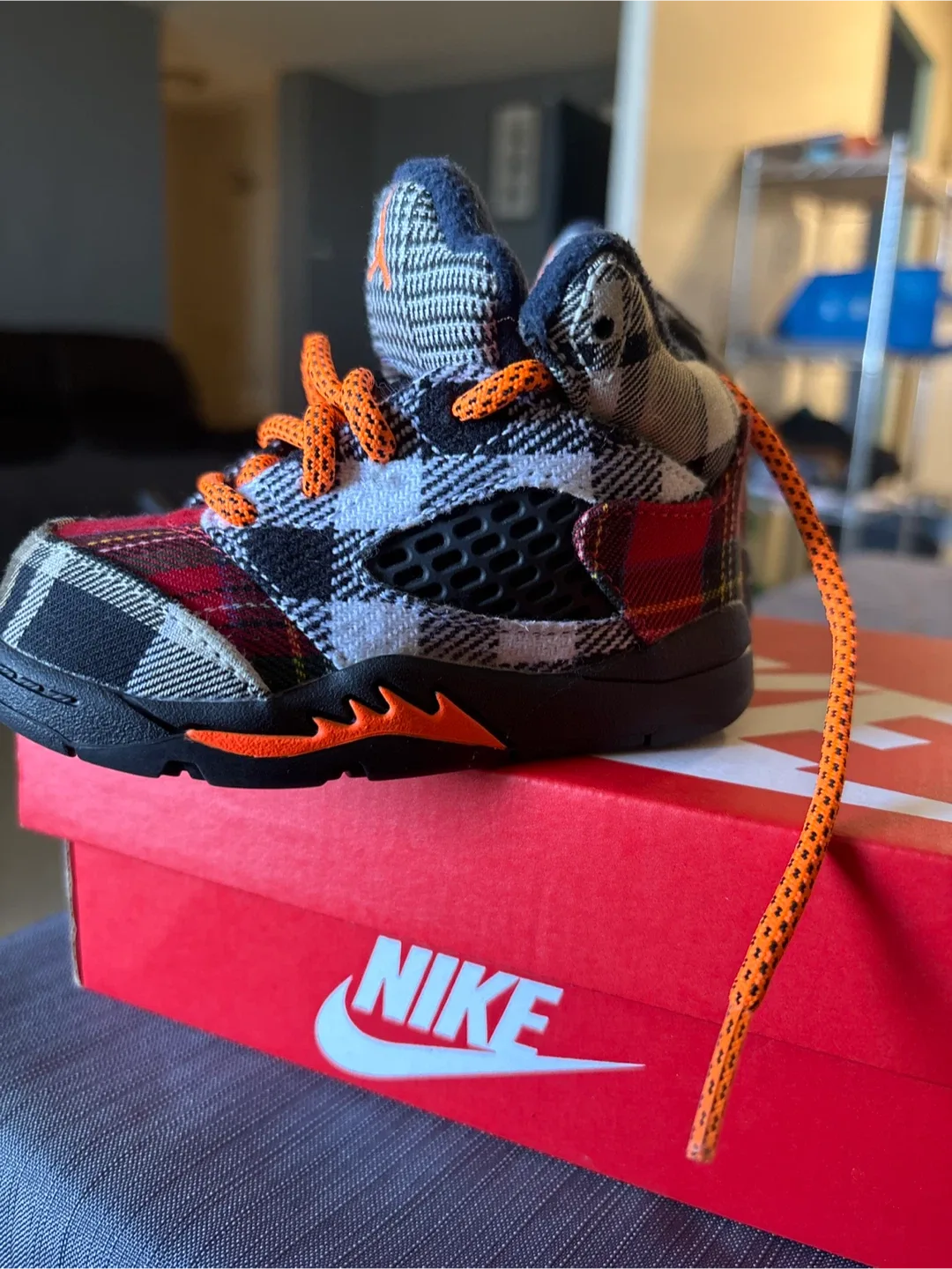 Jordan 5 Retro Plaid Toddler Shoes image indicator(4)