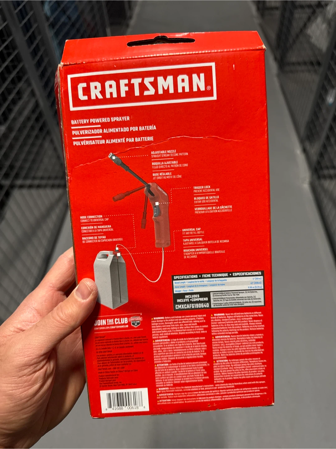 Craftsman Battery Powered Sprayer - New in Box! - photo 2