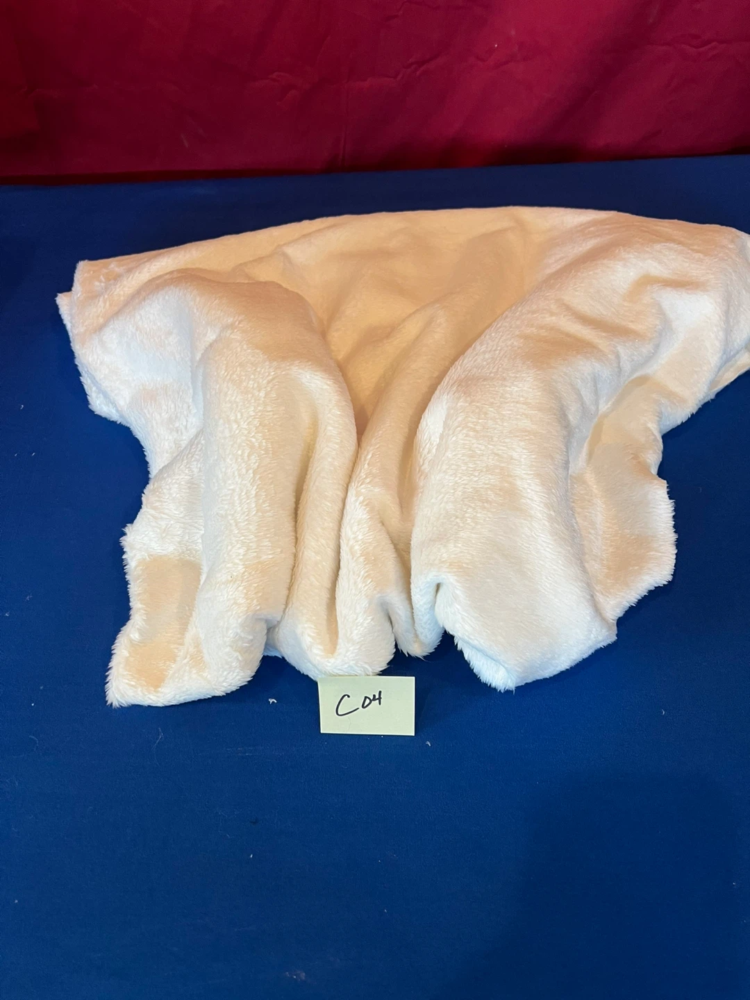 White Short Faux Fun Fur Material