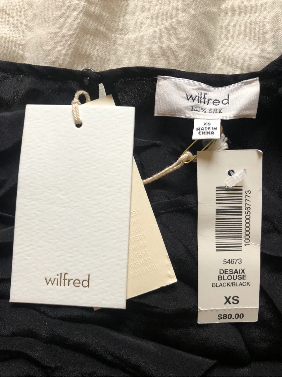 Wilfred Desaix Blouse - Black, Size XS image indicator(2)