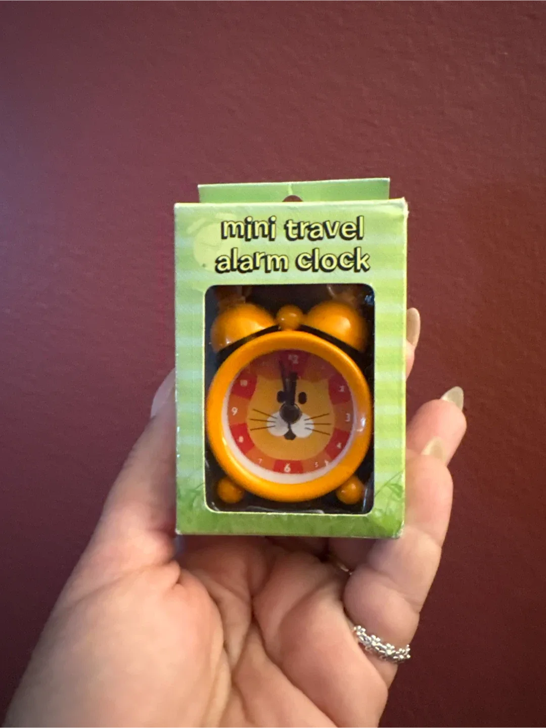 🥕 New Streamline Mini Travel Alarm Clock - Lion thumbnail