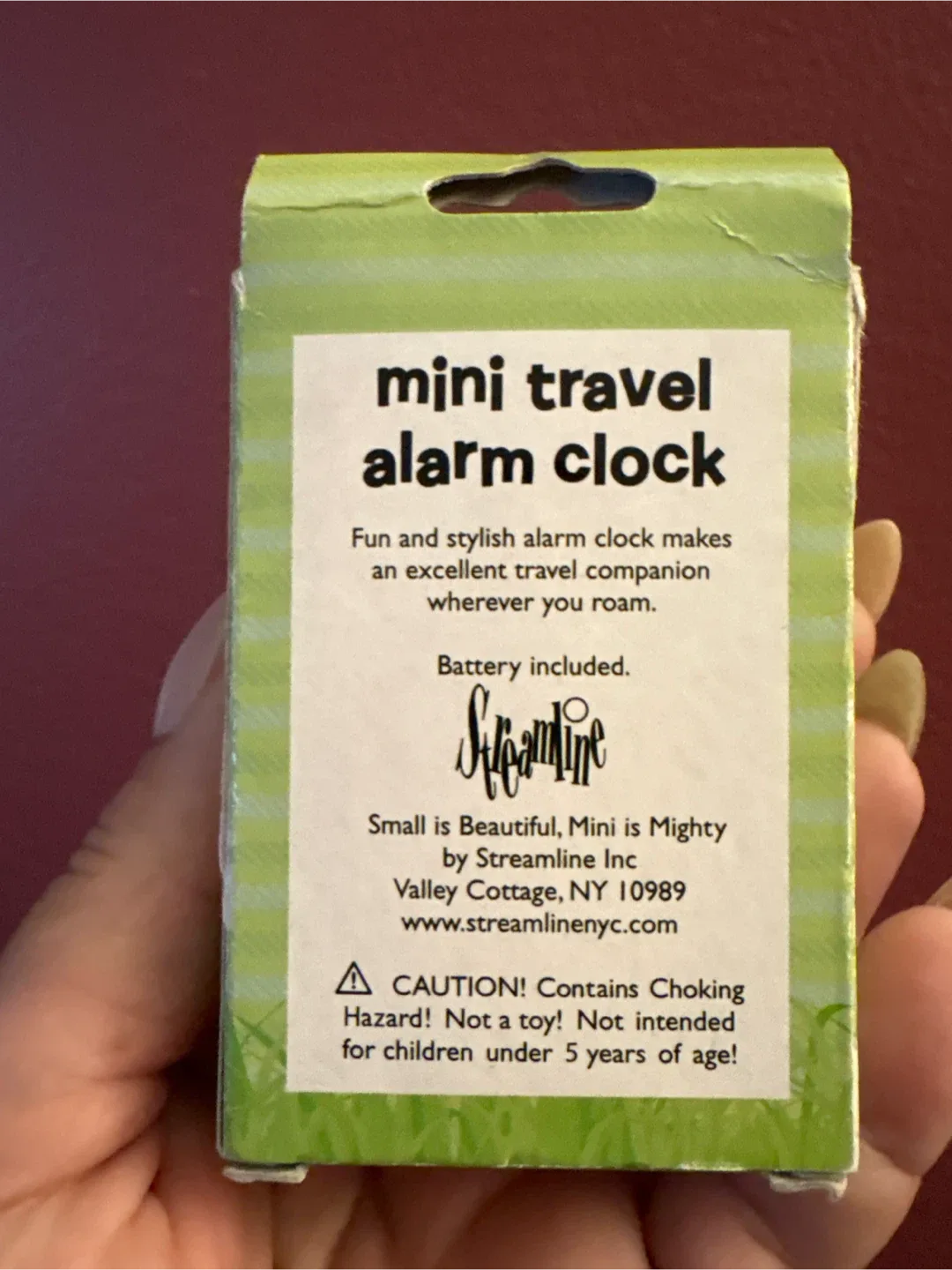 🥕 New Streamline Mini Travel Alarm Clock - Lion image indicator(2)
