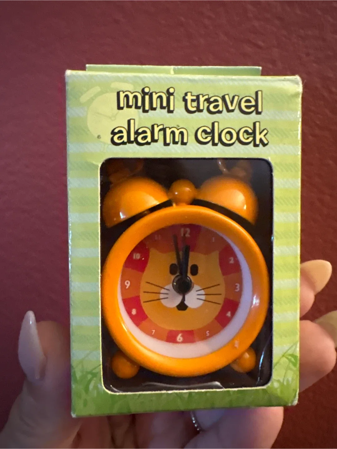 🥕 New Streamline Mini Travel Alarm Clock - Lion image indicator(7)