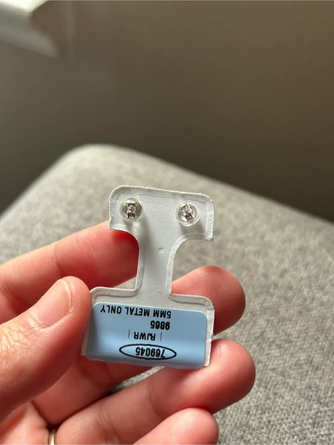 K18 Whitegold Ball stud earrings Japan gold image indicator(5)